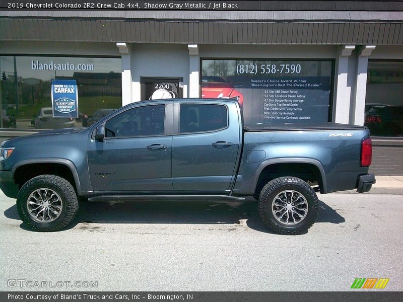 Shadow Gray Metallic / Jet Black 2019 Chevrolet Colorado ZR2 Crew Cab 4x4