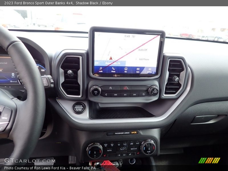 Shadow Black / Ebony 2023 Ford Bronco Sport Outer Banks 4x4