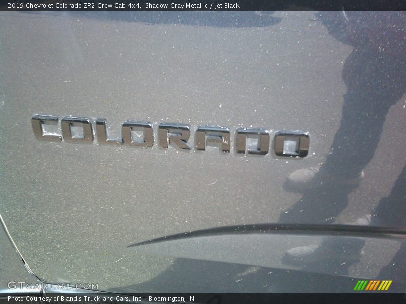 Shadow Gray Metallic / Jet Black 2019 Chevrolet Colorado ZR2 Crew Cab 4x4