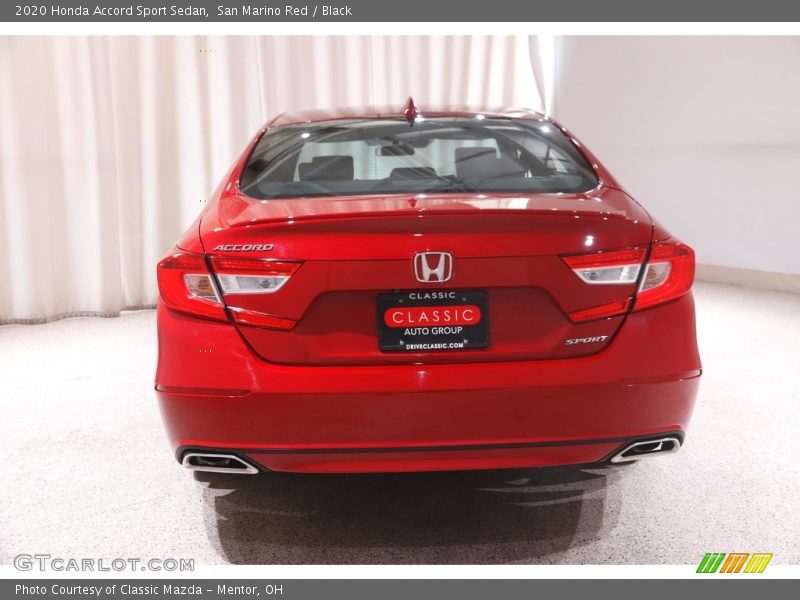 San Marino Red / Black 2020 Honda Accord Sport Sedan