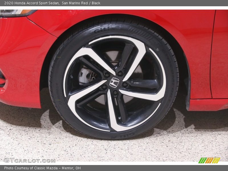 San Marino Red / Black 2020 Honda Accord Sport Sedan