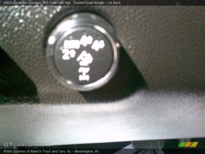 Shadow Gray Metallic / Jet Black 2019 Chevrolet Colorado ZR2 Crew Cab 4x4