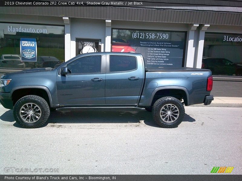 Shadow Gray Metallic / Jet Black 2019 Chevrolet Colorado ZR2 Crew Cab 4x4