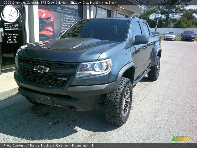 Shadow Gray Metallic / Jet Black 2019 Chevrolet Colorado ZR2 Crew Cab 4x4