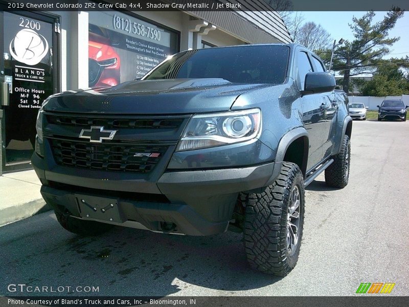 Shadow Gray Metallic / Jet Black 2019 Chevrolet Colorado ZR2 Crew Cab 4x4