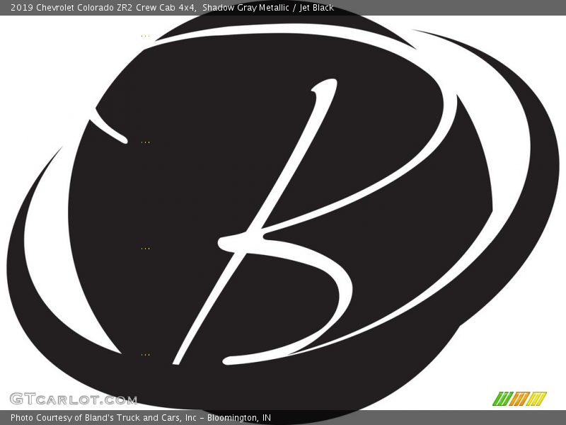 Shadow Gray Metallic / Jet Black 2019 Chevrolet Colorado ZR2 Crew Cab 4x4