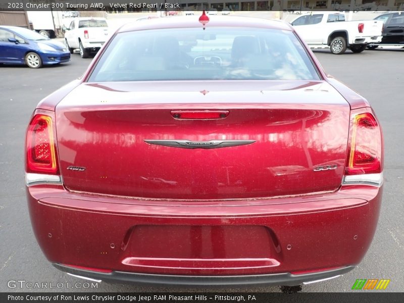 Velvet Red Pearl / Black 2023 Chrysler 300 Touring AWD