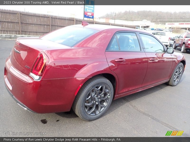 Velvet Red Pearl / Black 2023 Chrysler 300 Touring AWD