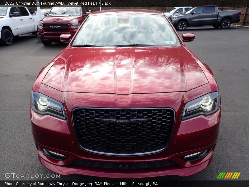 Velvet Red Pearl / Black 2023 Chrysler 300 Touring AWD