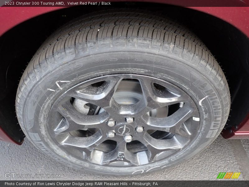 Velvet Red Pearl / Black 2023 Chrysler 300 Touring AWD