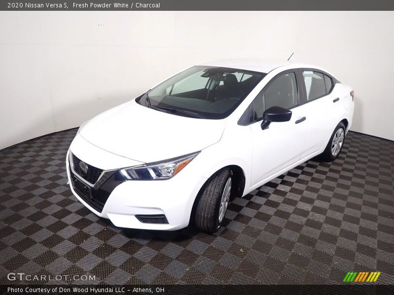 Fresh Powder White / Charcoal 2020 Nissan Versa S