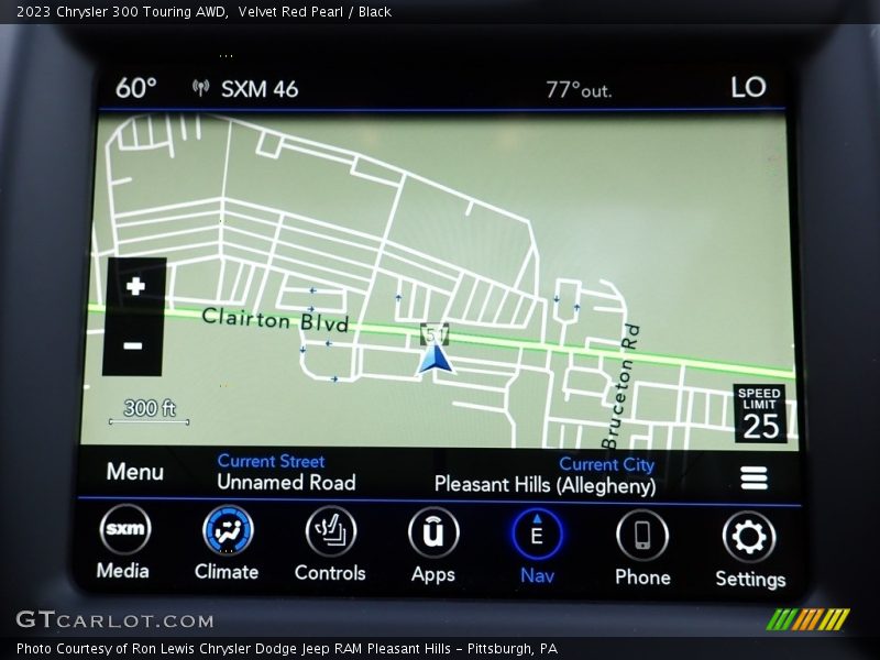 Navigation of 2023 300 Touring AWD