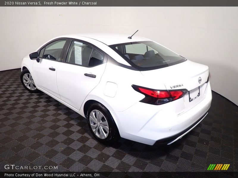 Fresh Powder White / Charcoal 2020 Nissan Versa S