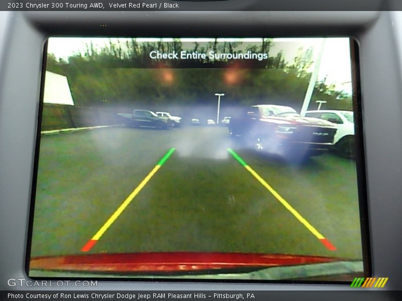 Velvet Red Pearl / Black 2023 Chrysler 300 Touring AWD