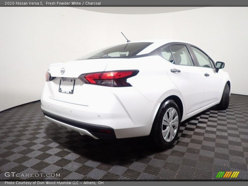 Fresh Powder White / Charcoal 2020 Nissan Versa S