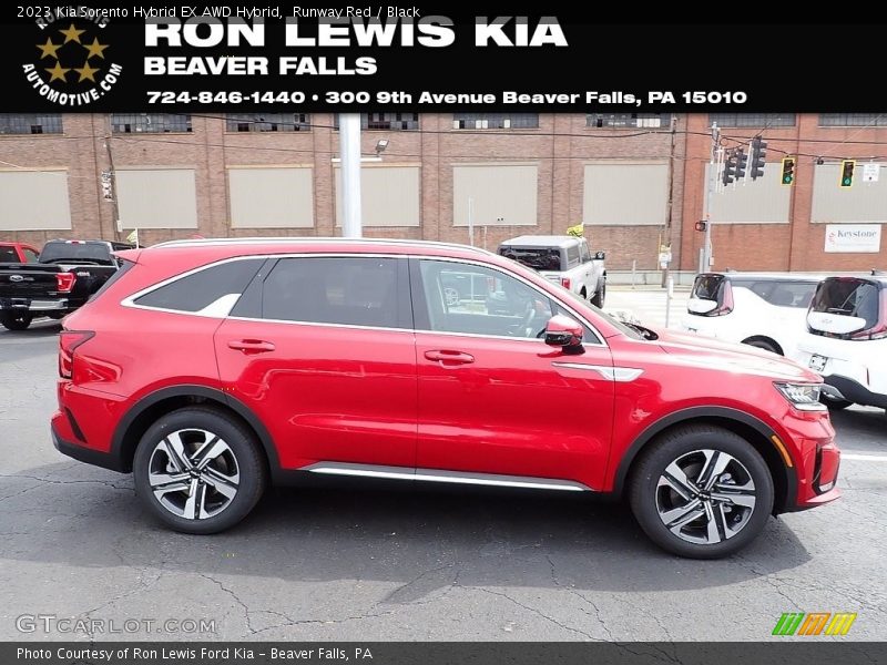 Runway Red / Black 2023 Kia Sorento Hybrid EX AWD Hybrid