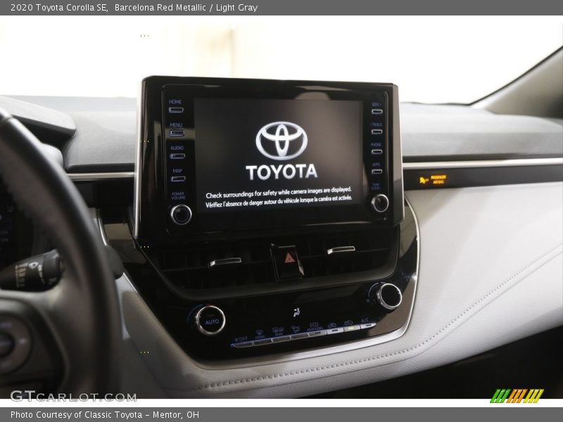 Barcelona Red Metallic / Light Gray 2020 Toyota Corolla SE