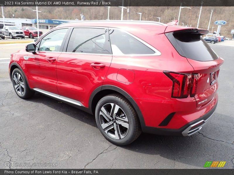 Runway Red / Black 2023 Kia Sorento Hybrid EX AWD Hybrid