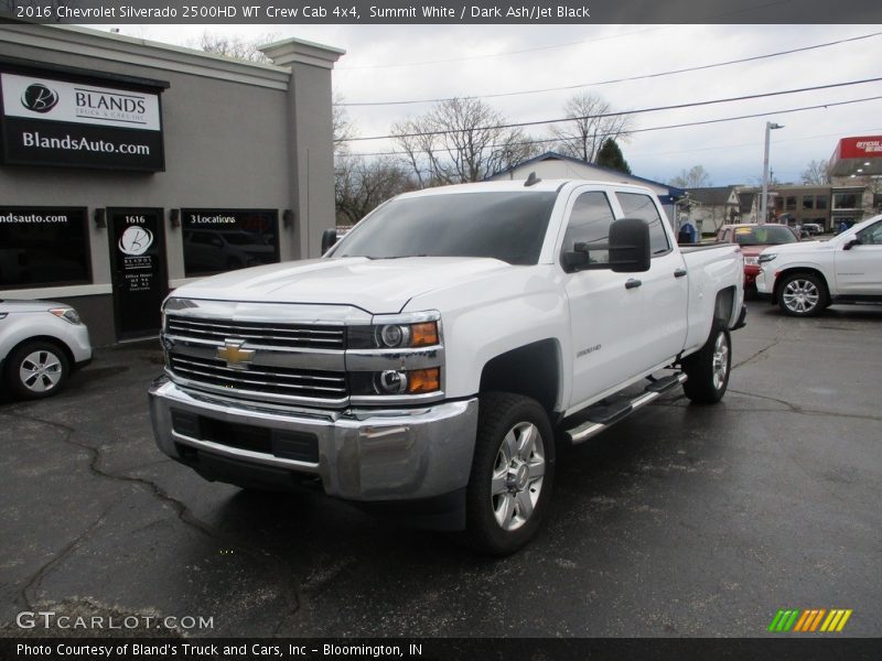 Summit White / Dark Ash/Jet Black 2016 Chevrolet Silverado 2500HD WT Crew Cab 4x4
