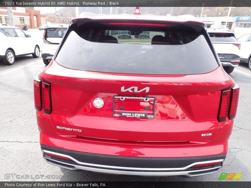 Runway Red / Black 2023 Kia Sorento Hybrid EX AWD Hybrid