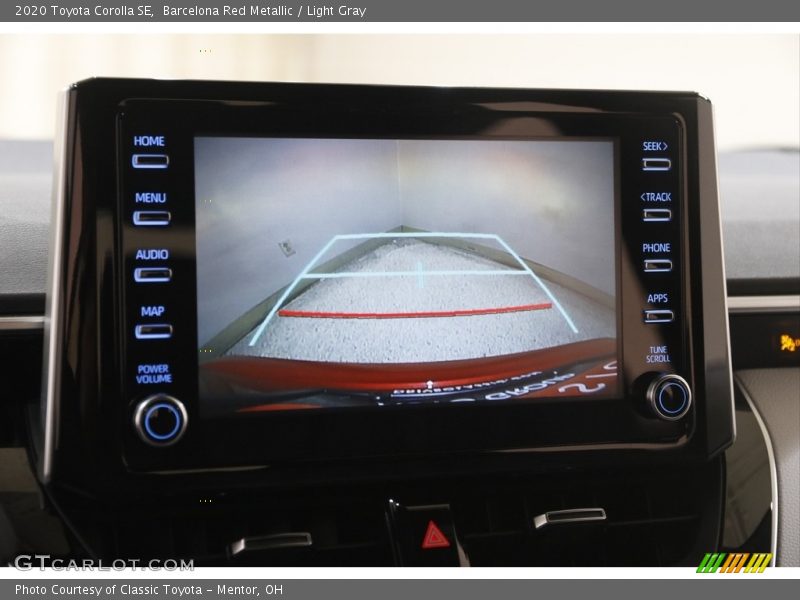 Barcelona Red Metallic / Light Gray 2020 Toyota Corolla SE