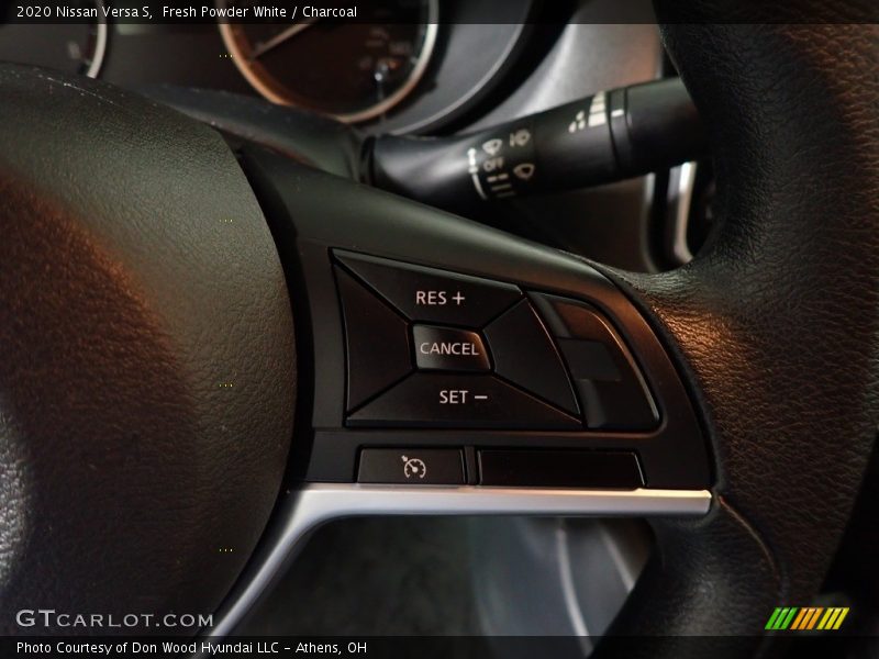 Fresh Powder White / Charcoal 2020 Nissan Versa S