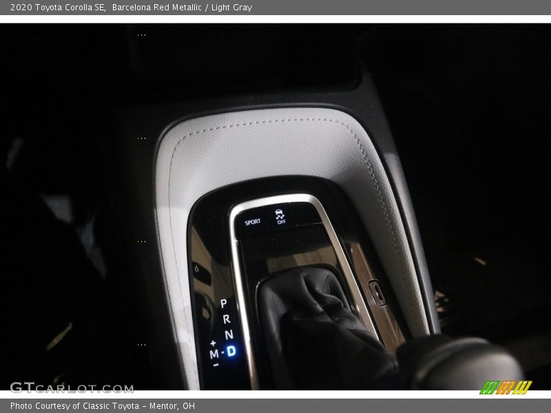 Barcelona Red Metallic / Light Gray 2020 Toyota Corolla SE