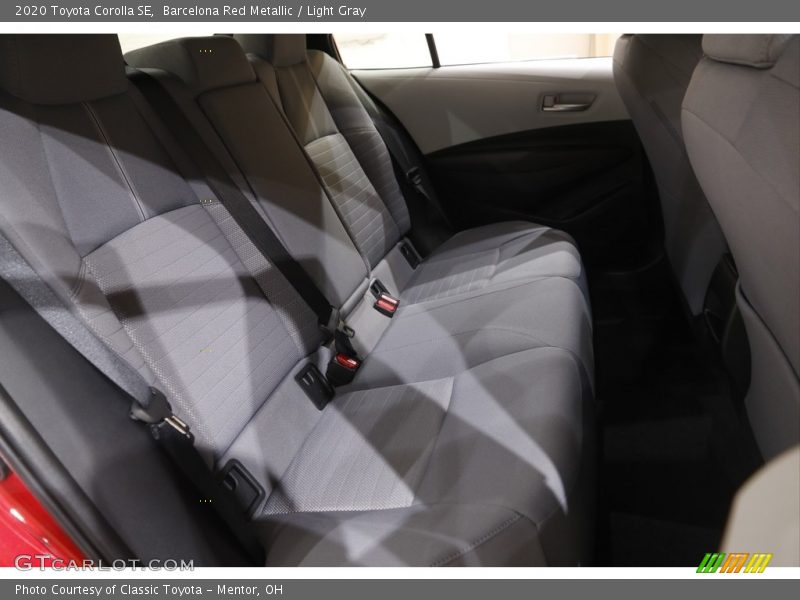 Barcelona Red Metallic / Light Gray 2020 Toyota Corolla SE