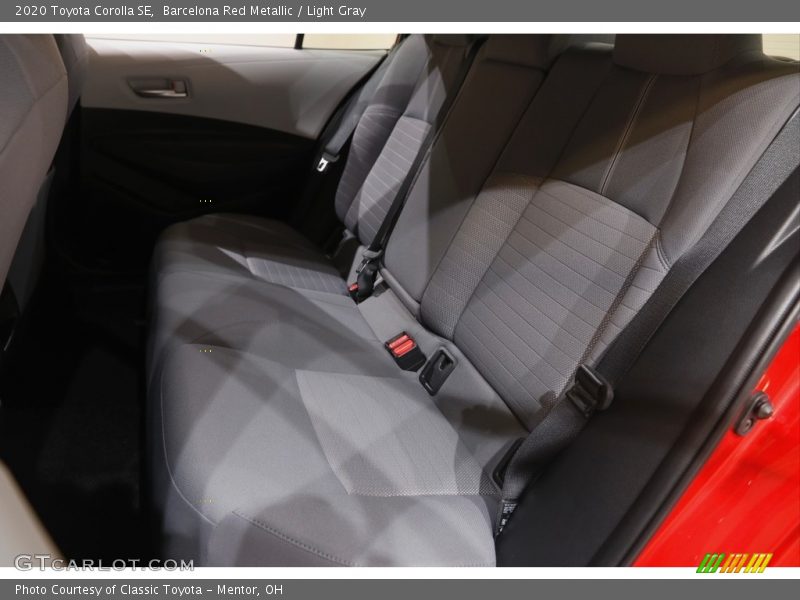 Barcelona Red Metallic / Light Gray 2020 Toyota Corolla SE