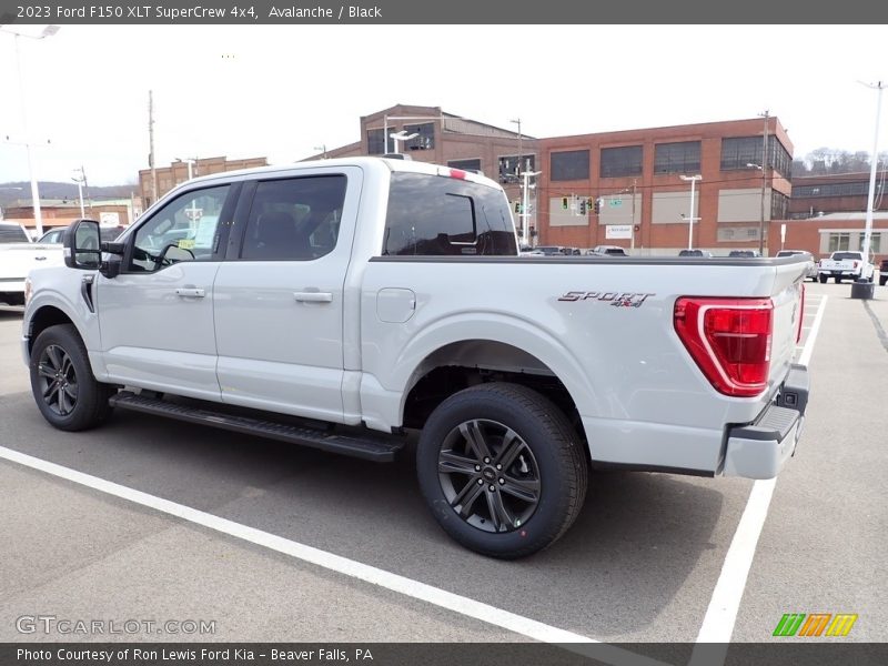 Avalanche / Black 2023 Ford F150 XLT SuperCrew 4x4