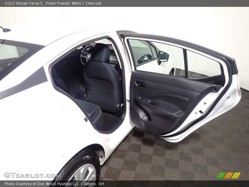 Fresh Powder White / Charcoal 2020 Nissan Versa S