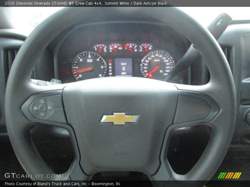 Summit White / Dark Ash/Jet Black 2016 Chevrolet Silverado 2500HD WT Crew Cab 4x4