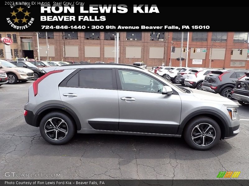 Steel Gray / Gray 2023 Kia Niro EX Hybrid