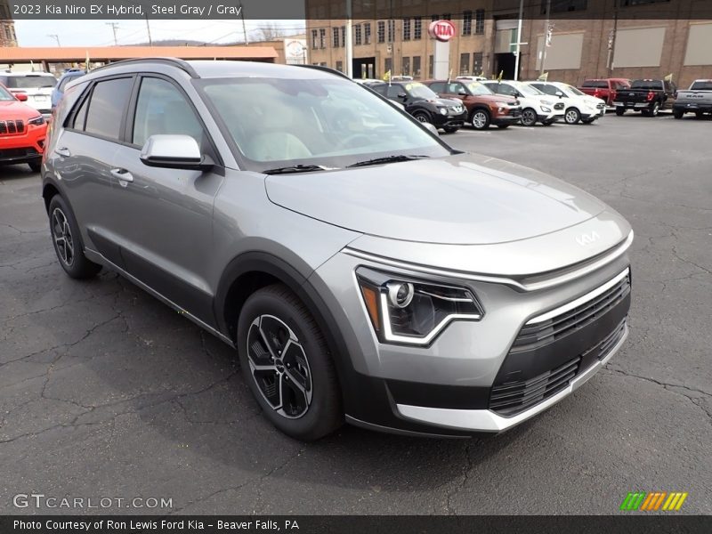 Steel Gray / Gray 2023 Kia Niro EX Hybrid