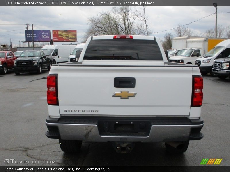 Summit White / Dark Ash/Jet Black 2016 Chevrolet Silverado 2500HD WT Crew Cab 4x4