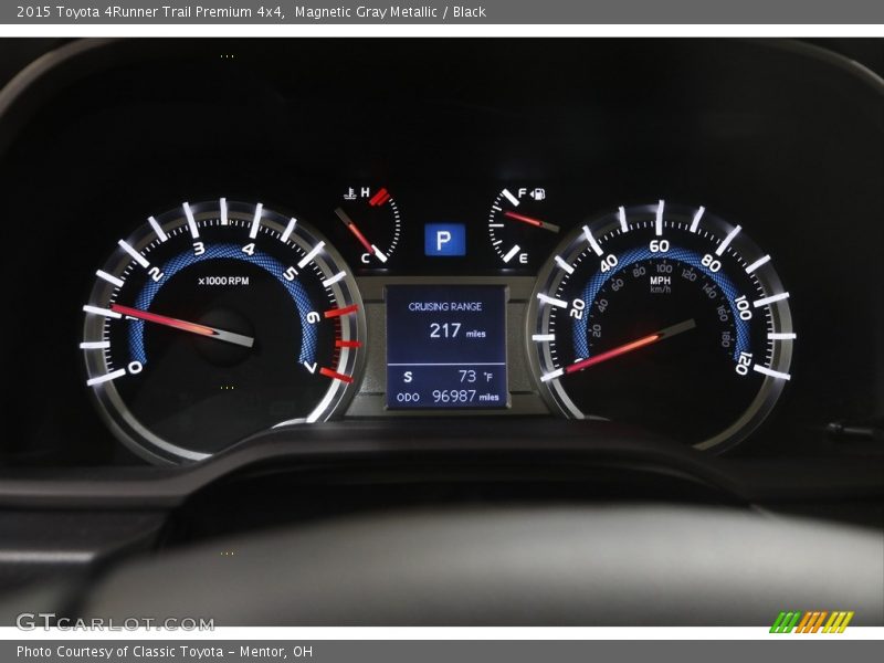 Magnetic Gray Metallic / Black 2015 Toyota 4Runner Trail Premium 4x4