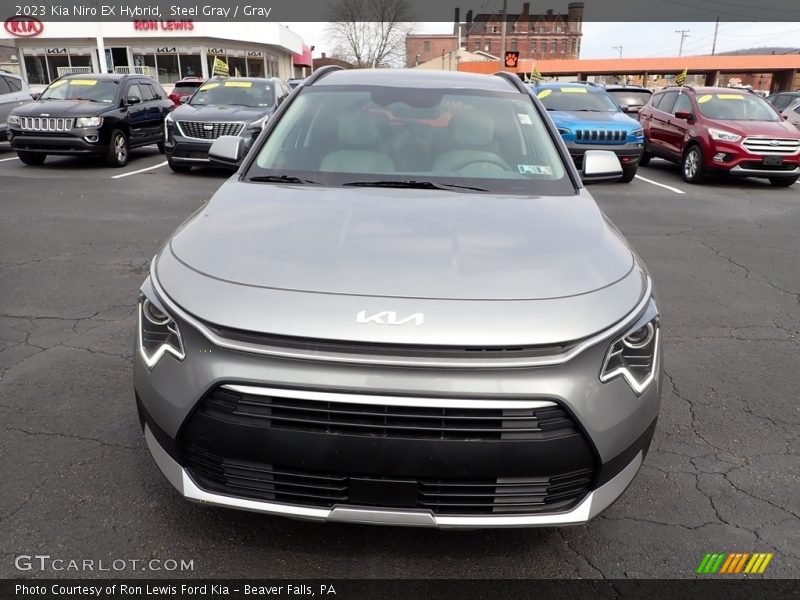 Steel Gray / Gray 2023 Kia Niro EX Hybrid