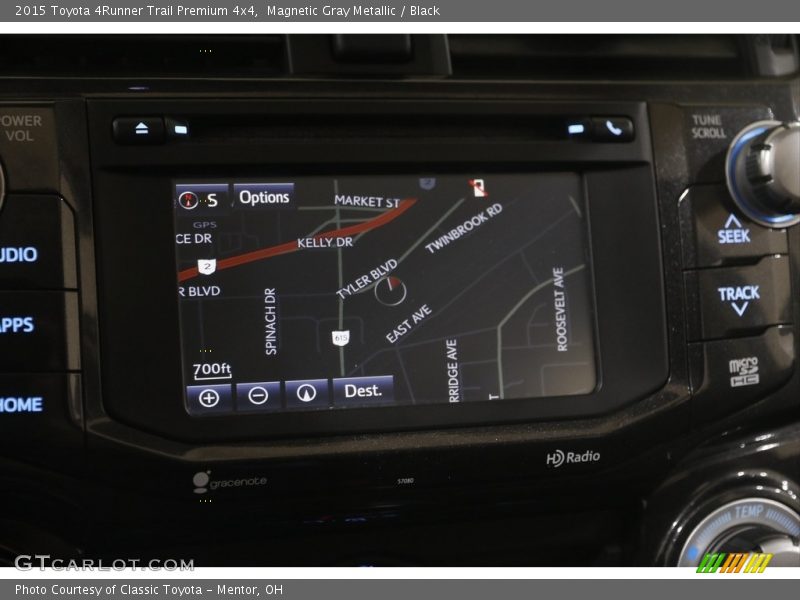 Magnetic Gray Metallic / Black 2015 Toyota 4Runner Trail Premium 4x4