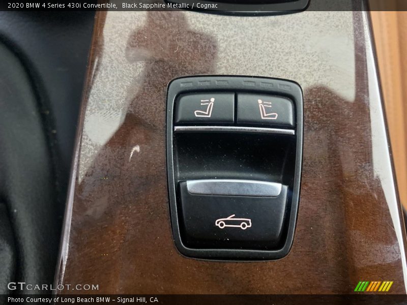 Black Sapphire Metallic / Cognac 2020 BMW 4 Series 430i Convertible