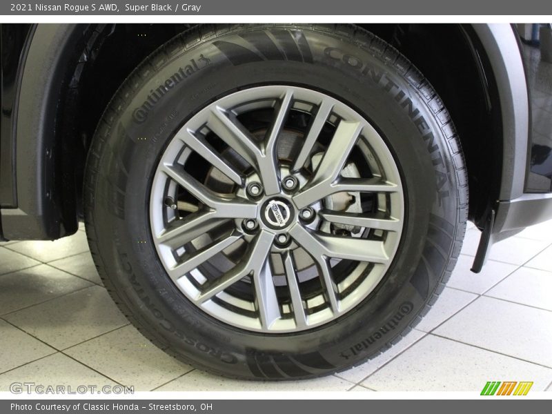 Super Black / Gray 2021 Nissan Rogue S AWD
