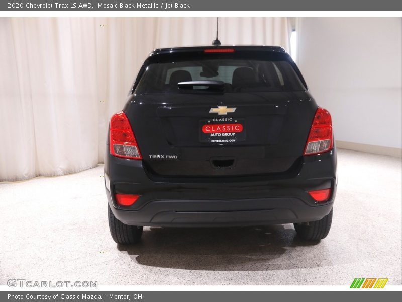 Mosaic Black Metallic / Jet Black 2020 Chevrolet Trax LS AWD