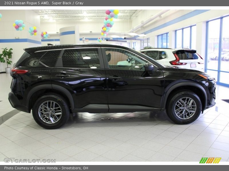 Super Black / Gray 2021 Nissan Rogue S AWD