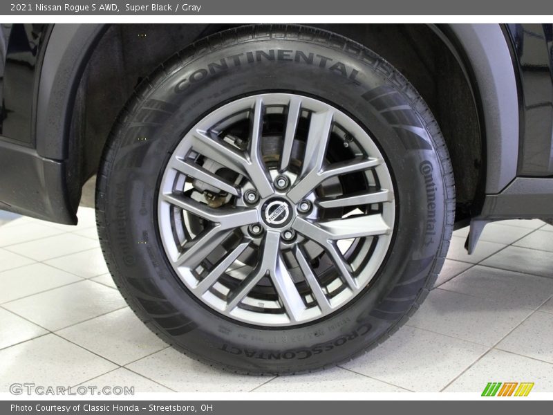 Super Black / Gray 2021 Nissan Rogue S AWD