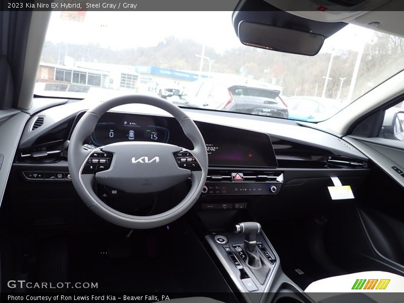 Steel Gray / Gray 2023 Kia Niro EX Hybrid