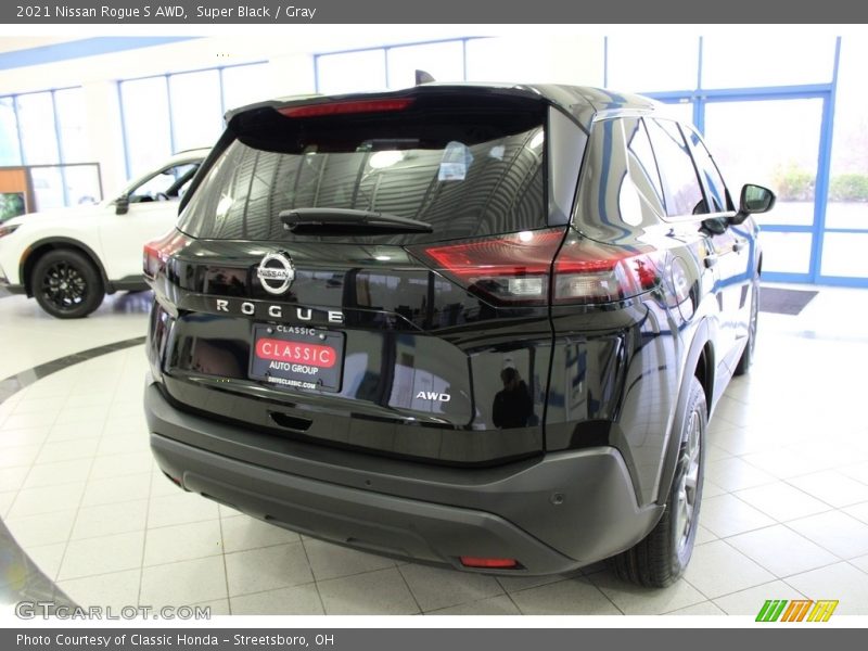 Super Black / Gray 2021 Nissan Rogue S AWD