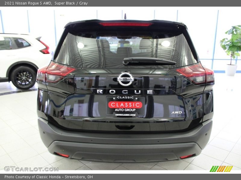 Super Black / Gray 2021 Nissan Rogue S AWD