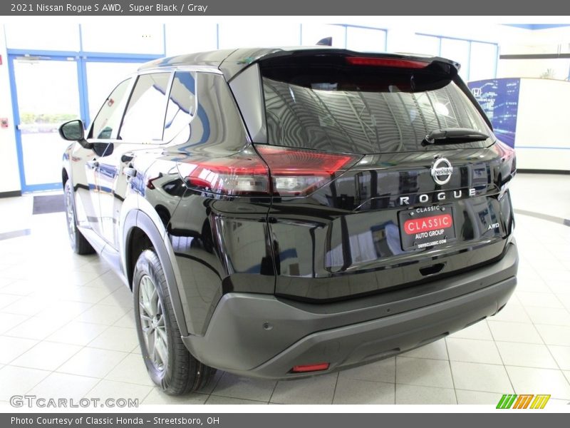 Super Black / Gray 2021 Nissan Rogue S AWD