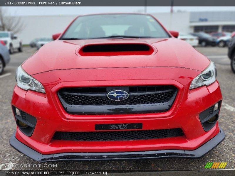 Pure Red / Carbon Black 2017 Subaru WRX