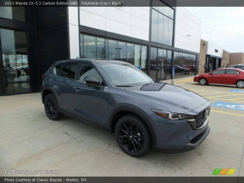Polymetal Gray / Black 2023 Mazda CX-5 S Carbon Edition AWD