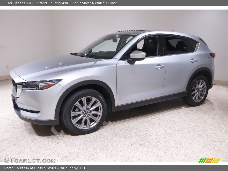 Sonic Silver Metallic / Black 2020 Mazda CX-5 Grand Touring AWD